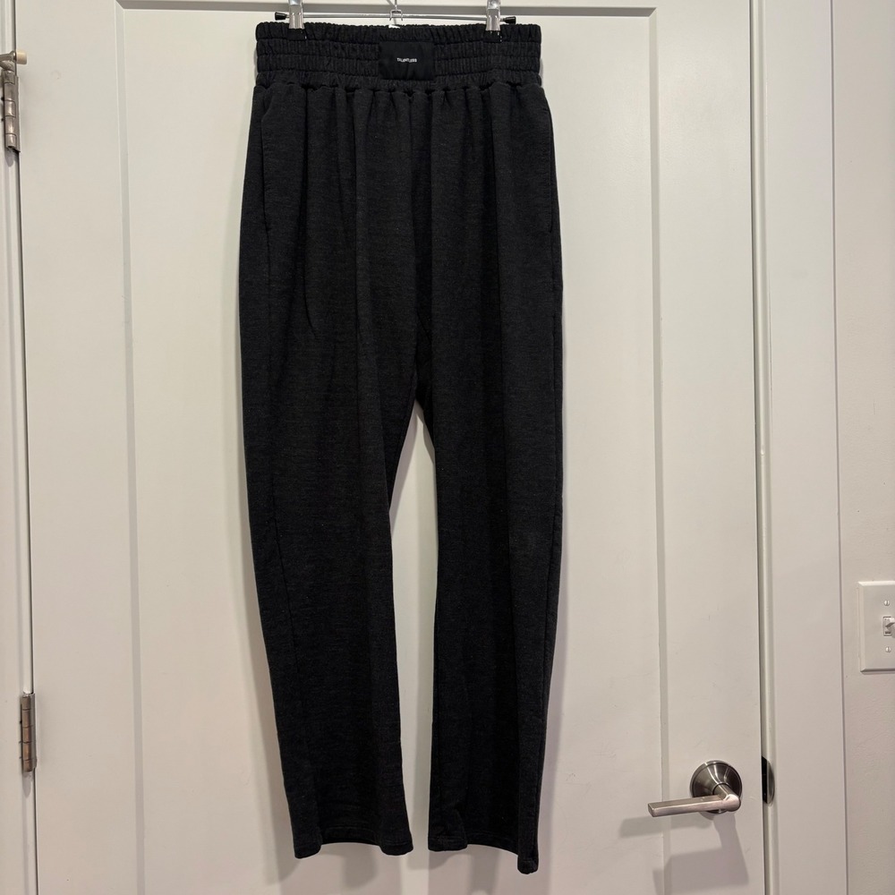 Talentless Mens Premium‎ Fleece Sweatpants Charcoal Grey Heather Size M Joggers